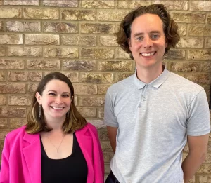 Fifth Dimension AI Co-Founders Dr. Kate Jarvis & Johnny Morris